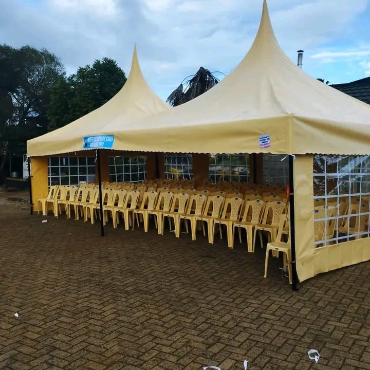 Gazebo tent for a small gathering